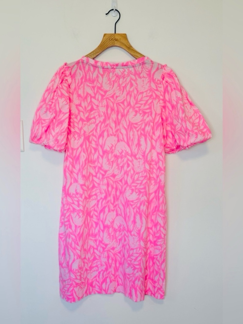 🛍️Lily Pulitzer MERCER DRESS, ROUSSEAU PINK TULIP TO TANGO Medium - Picture 4 of 12